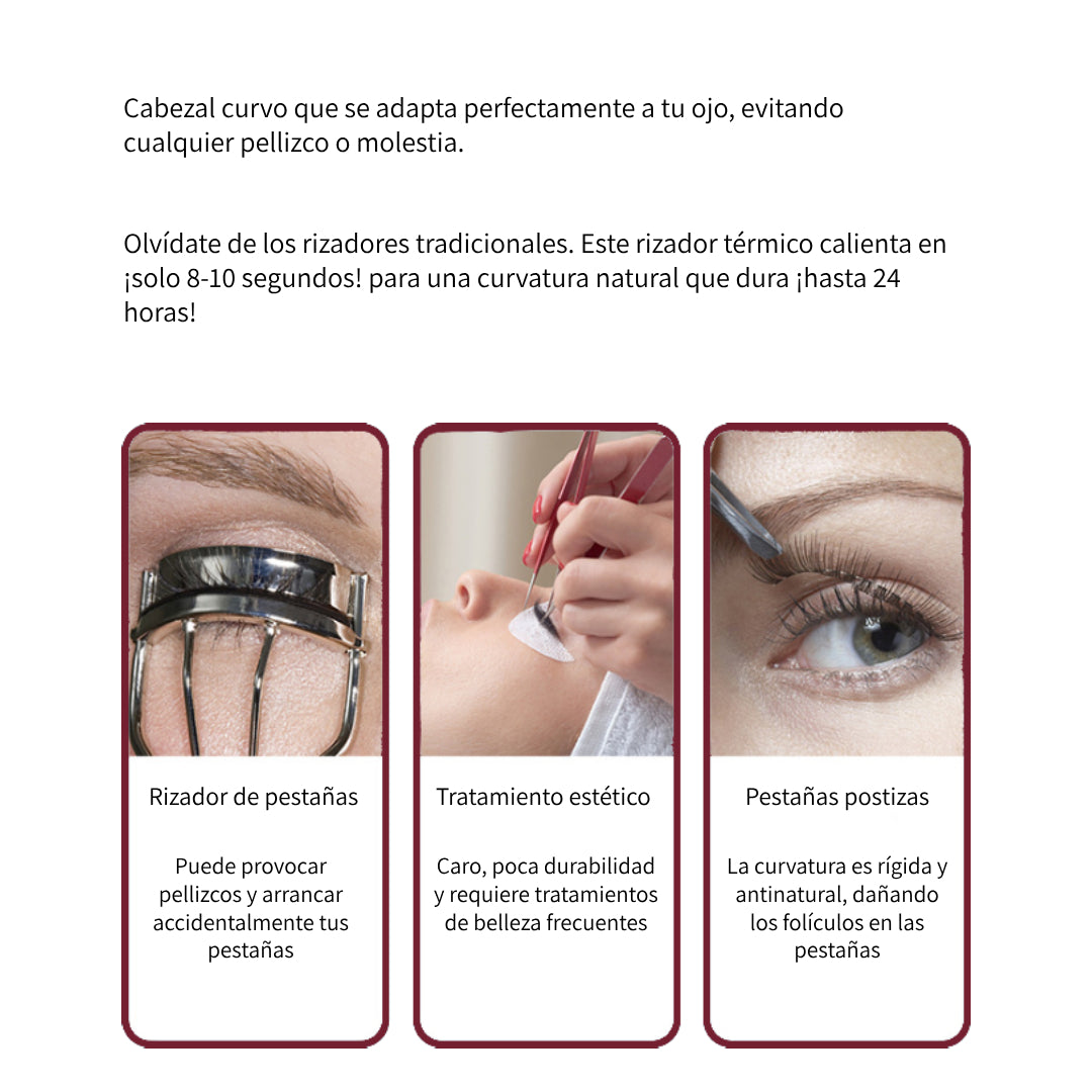 GlamCurl - Rizador de pestañas térmico