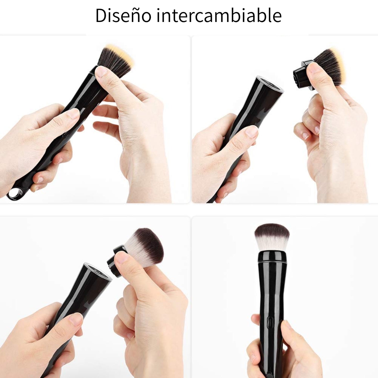 Brocha de maquillaje eléctrica 360º - EasyBlend