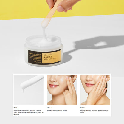Crema facial de caracol – Hidratación y regeneración profunda